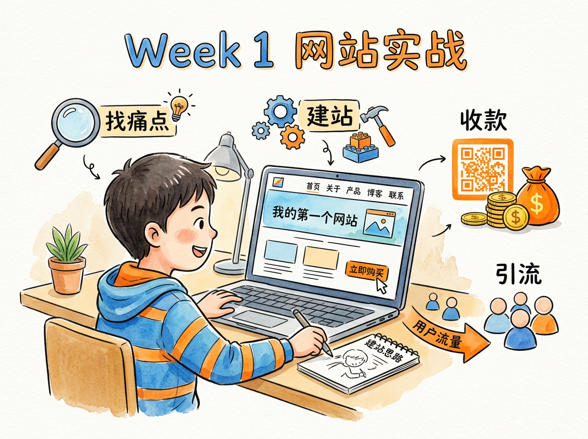 Week 1 网站实战插画